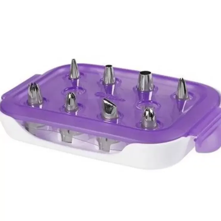 New Cerf Dellier Malette De Douilles Wilton Debutant (8 Douilles Et Une Boite De Rangement)