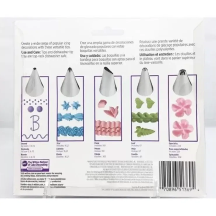 New Cerf Dellier Malette De Douilles Wilton Debutant (8 Douilles Et Une Boite De Rangement)