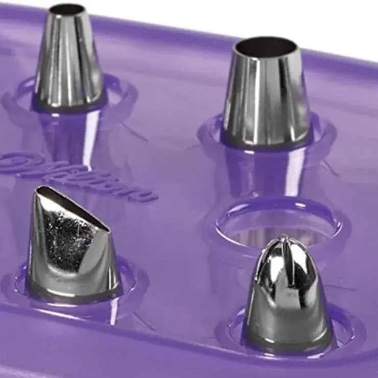 New Cerf Dellier Malette De Douilles Wilton Debutant (8 Douilles Et Une Boite De Rangement)