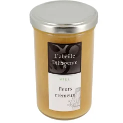 Clearance Cerf Dellier Miel De Fleurs Cremeux L'Abeille Diligente 350 G - Ddm 06/23