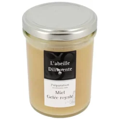 Best Cerf Dellier Miel Gelee Royale Cristallise L'Abeille Diligente 250 G - Ddm 07/23