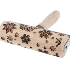 Outlet Cerf Dellier Mini Rouleau Empreintes Flocons De Neige
