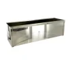 Outlet Cerf Dellier Moule A Bûche Carre Inox 30 X 9 Cm