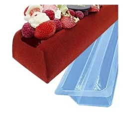 Online Cerf Dellier Moule A Bûche Fond Plat En Pvc (X12)