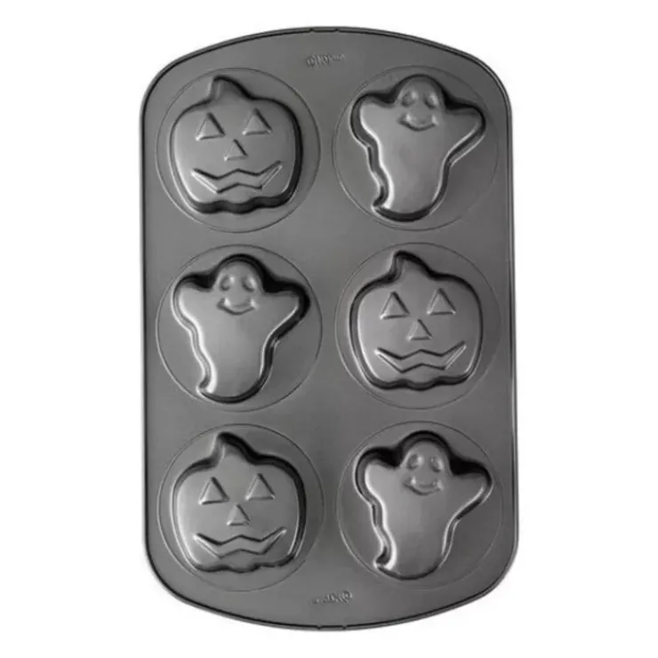 Hot Cerf Dellier Moule A Gateau Fantomes Et Citrouilles Wilton