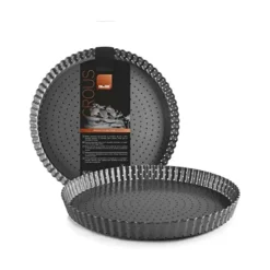 Hot Cerf Dellier Moule A Tarte Cannele Perfore Fond Amovible