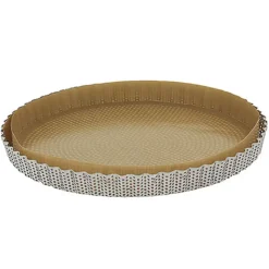 Clearance Cerf Dellier Moule A Tarte Inox Perfore Et Cannele Fond Amovible De Buyer