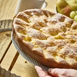 Clearance Cerf Dellier Moule A Tarte Inox Perfore Et Cannele Fond Amovible De Buyer