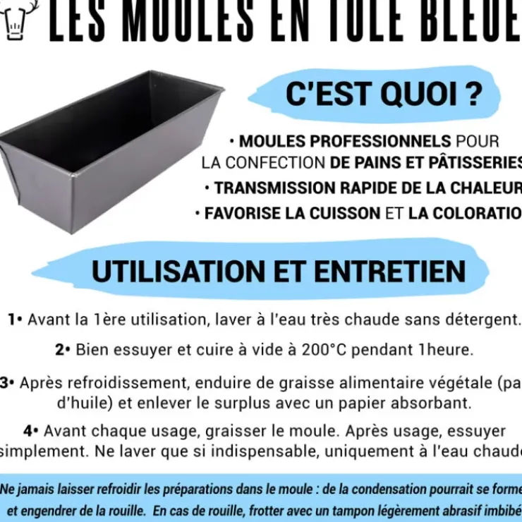 Best Cerf Dellier Moule A Tartelette Cannelee Tole Bleuie 9 Cm