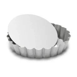 Clearance Cerf Dellier Moule A Tartelette Rond Antiadhesif Avec Fond Amovible