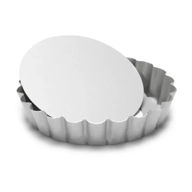 Clearance Cerf Dellier Moule A Tartelette Rond Antiadhesif Avec Fond Amovible