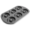 Cerf Dellier Moule Anti-Adherent 6 Donuts 8 Cm