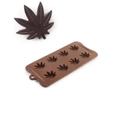 Outlet Cerf Dellier Moule Bonbons En Chocolat Marijuana Silicone