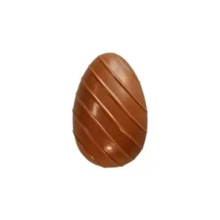 Cerf Dellier Moule Chocolat 2 Oeufs Rayes 10 Cm