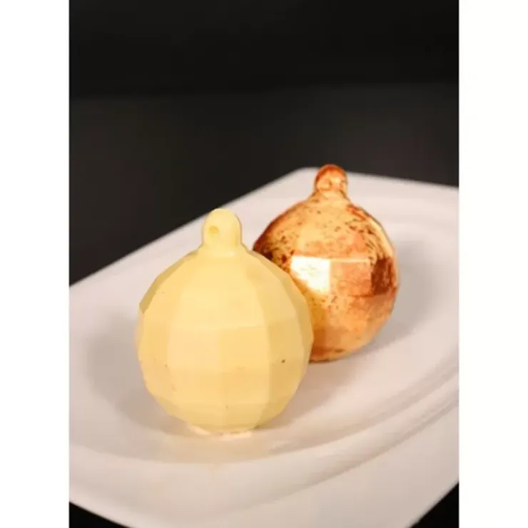 Online Cerf Dellier Moule Chocolat Boule De Noël A Facettes Patisdecor