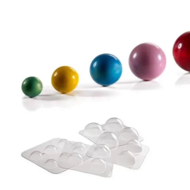 Sale Cerf Dellier Moule Chocolat Demi Sphere 7,5 Cm