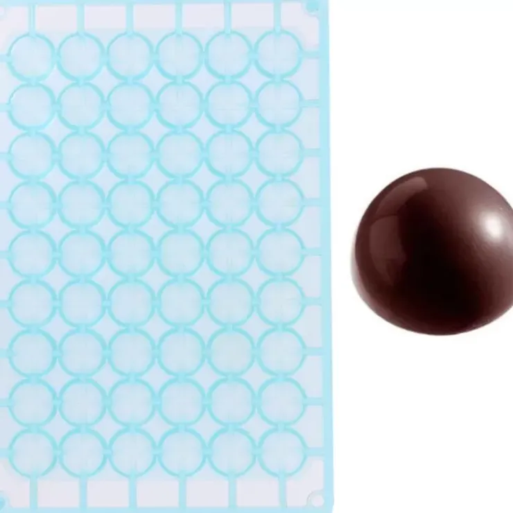Outlet Cerf Dellier Moule Chocolat Demi-Spheres 18 Mm