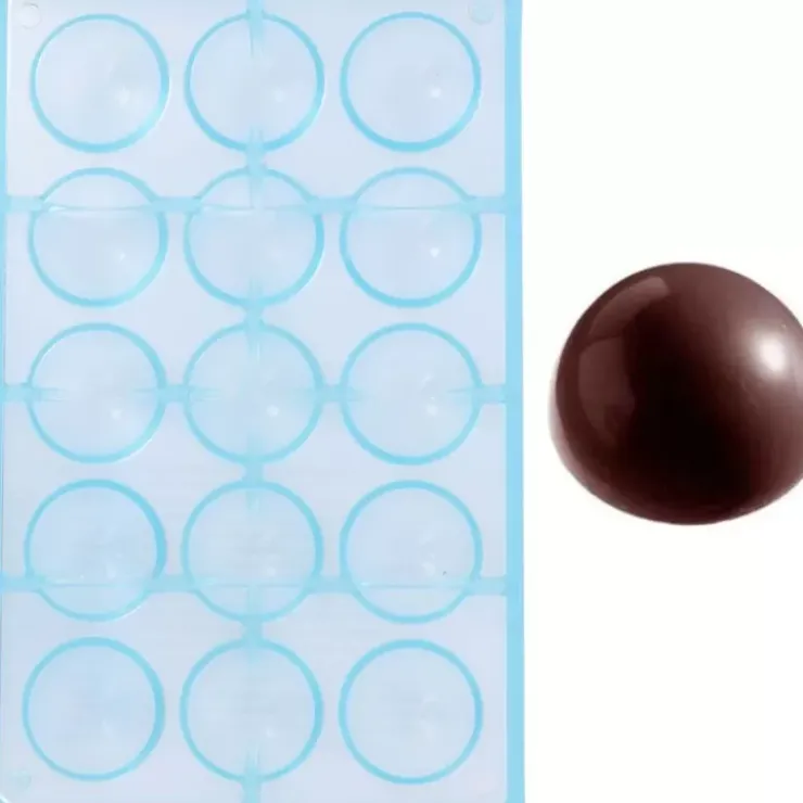 Best Cerf Dellier Moule Chocolat Demi-Spheres 41 Mm