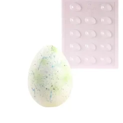 Cerf Dellier Moule Chocolat Oeuf Lisse 4 Cm