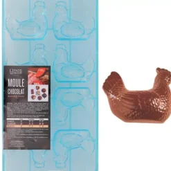 Outlet Cerf Dellier Moule Chocolat Poules Couveuses 7 Cm