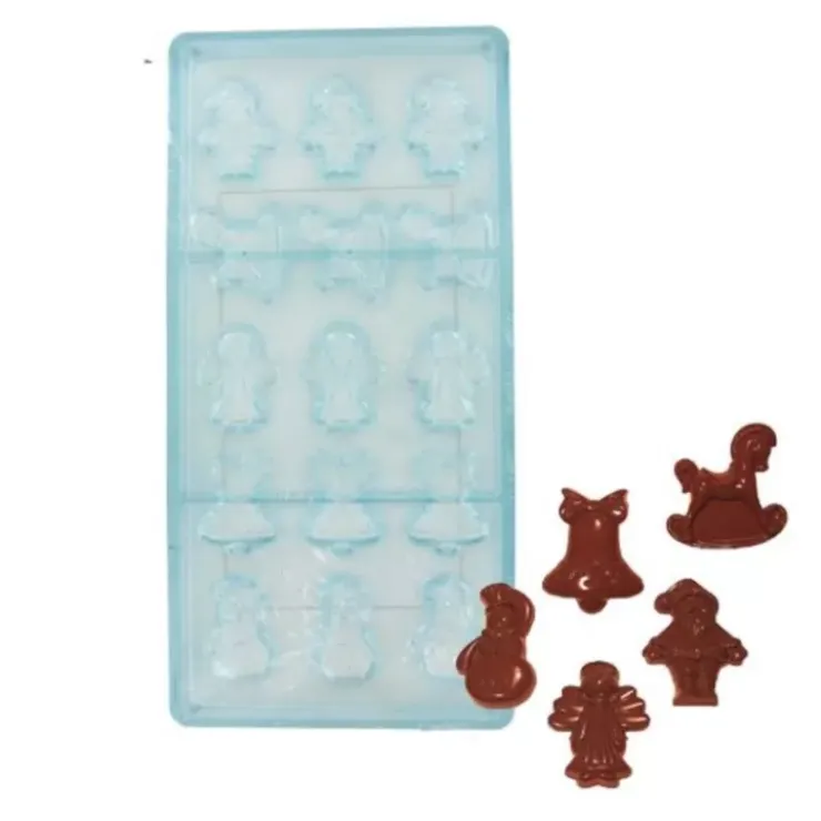 Outlet Cerf Dellier Moule Chocolat Sujets De Noël Assortis