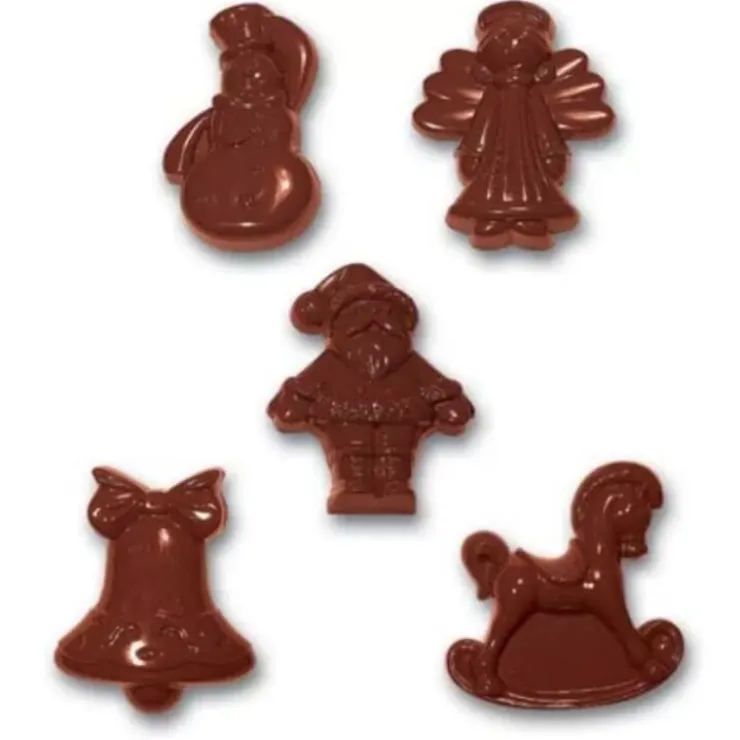 Outlet Cerf Dellier Moule Chocolat Sujets De Noël Assortis