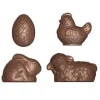 Hot Cerf Dellier Moule Friture En Chocolat 4 Sujets De Pâques