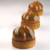 Hot Cerf Dellier Moule Mini Tarte 3D Marrons Pavoni