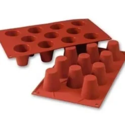 Hot Cerf Dellier Moule Silicone 11 Babas 4,5 Cm