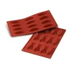 Hot Cerf Dellier Moule Silicone 12 Barquettes Moyennes