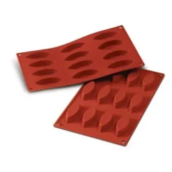 Hot Cerf Dellier Moule Silicone 12 Barquettes Moyennes