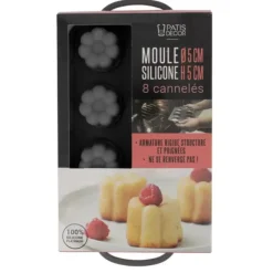 Hot Cerf Dellier Moule Silicone 8 Canneles 5 Cm
