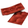 Outlet Cerf Dellier Moule Silicone 5 Demi Oeufs 10 Cm