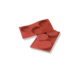 Best Cerf Dellier Moule Silicone 3 Empreintes Rondes 10 Cm
