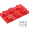 New Cerf Dellier Moule Silicone 6 Etoiles Stylisees