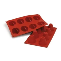 Clearance Cerf Dellier Moule Silicone 8 Grands Cones Savarins