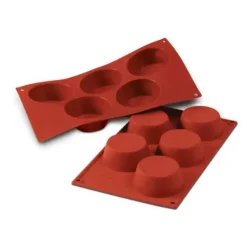 Hot Cerf Dellier Moule Silicone 5 Grands Muffins 81 Mm