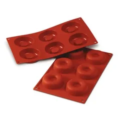 Clearance Cerf Dellier Moule Silicone 6 Grands Savarins