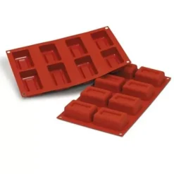 New Cerf Dellier Moule Silicone 8 Lingots 7,2 Cm