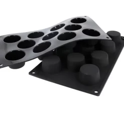 Outlet Cerf Dellier Moule Silicone 11 Mini Muffins 51 Mm
