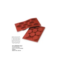 Online Cerf Dellier Moule Silicone 9 Ovales 70X50 Mm