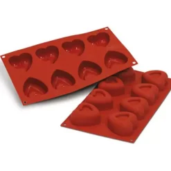 Discount Cerf Dellier Moule Silicone 8 Savarins Coeurs