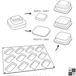 Best Cerf Dellier Moule Silicone Rectangular Pavoni