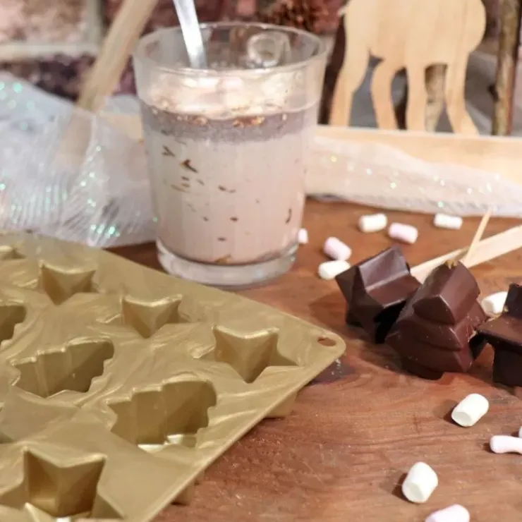Sale Cerf Dellier Moule Sucette Chocolat De Noël Patisdecor