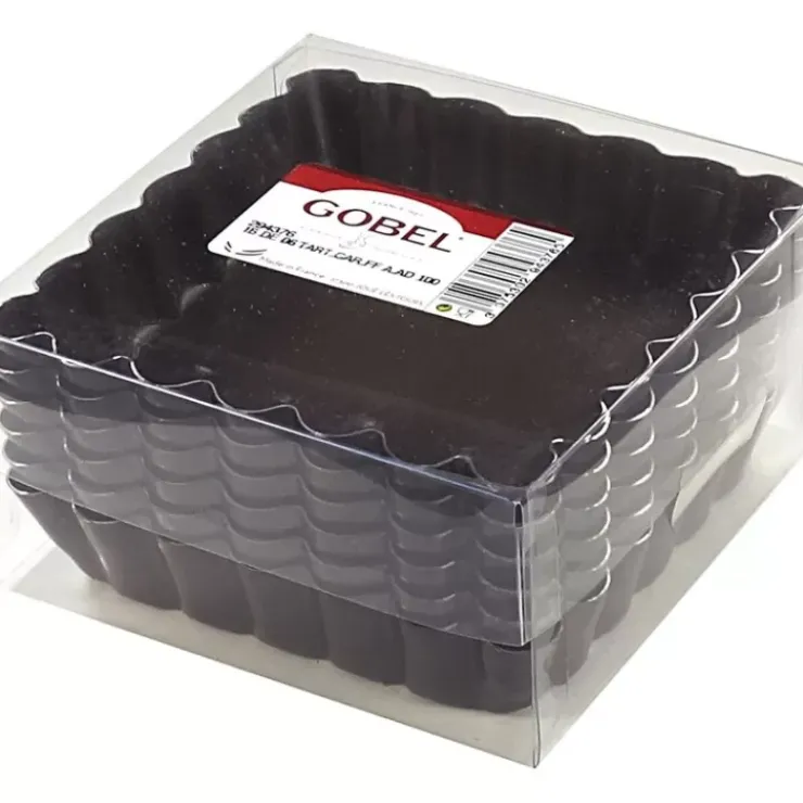 Outlet Cerf Dellier Moules À Tartelettes Carres Antiadhesifs (X6)