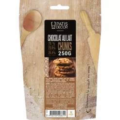 Hot Cerf Dellier Pepites Chunks Chocolat Au Lait Barry 250 G - Patisdecor