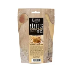 Hot Cerf Dellier Pepites De Chocolat Blanc Patisdecor 250 G
