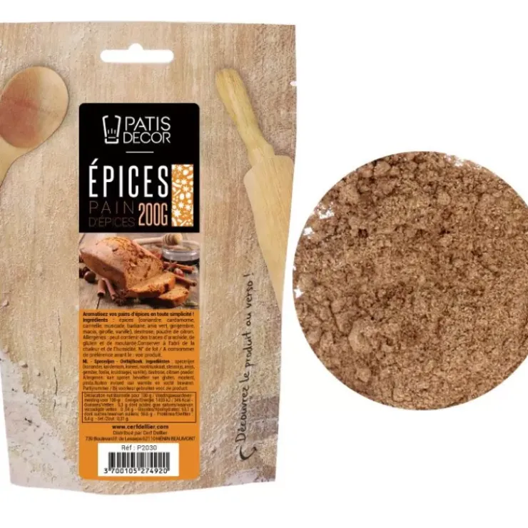 New Cerf Dellier Épices Pour Pain D'Épices Patisdecor 200 G