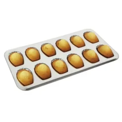 Clearance Cerf Dellier Plaque A 12 Madeleines En Fer Blanc Gobel