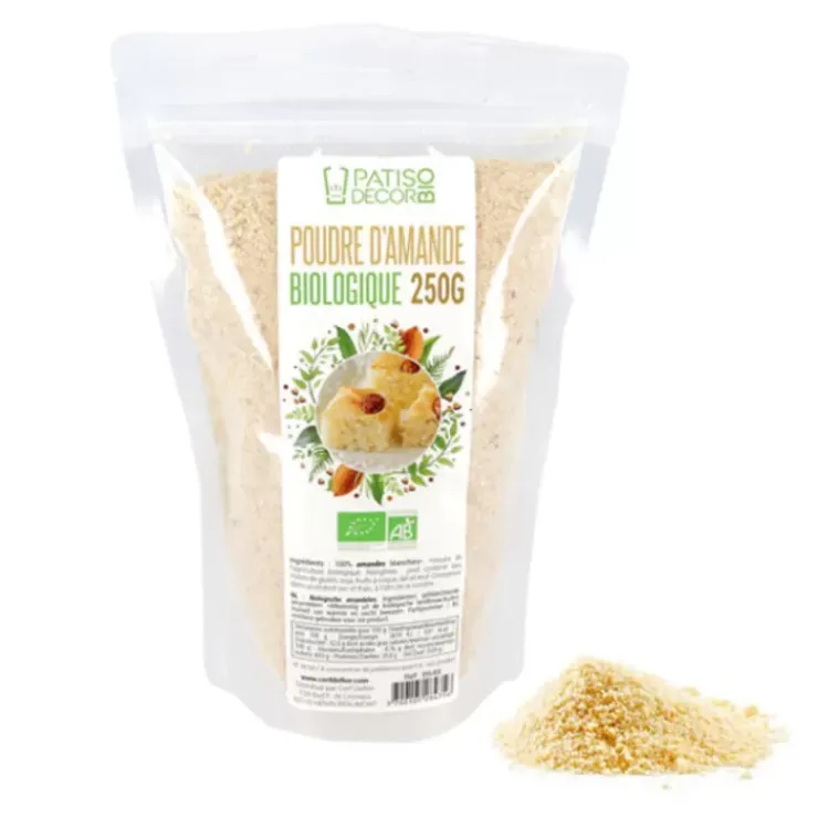 Sale Cerf Dellier Poudre D'Amande Bio Patisdecor Bio 250 G